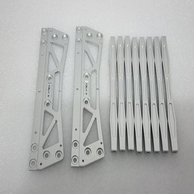 H-TECH RC 1/10 CNC Aluminum Lift Kit & Link For CEN Racing Ford F250 Truck (Silver) (Lift Kit & Links Set)
