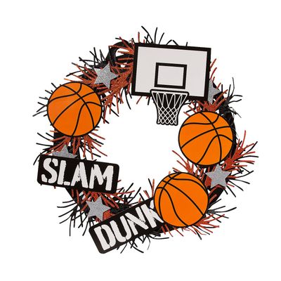 Basketball Wreath Craft Kit, Makes 1
