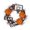 Basketball Wreath Craft Kit, Makes 1 view 1