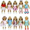 ReeRaa 20 pcs 18 inch Doll Clothes and Accessories for American 18 inch Girl Doll Clothes Gift Including 10 Complete Sets of Clothing view 1