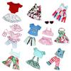 ReeRaa 20 pcs 18 inch Doll Clothes and Accessories for American 18 inch Girl Doll Clothes Gift Including 10 Complete Sets of Clothing view 2