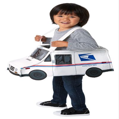 Rubies United States Postal Service: USPS Postal Truck Costume for Toddlers, Unisex 4T