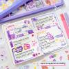 2000 Pcs Cute Stickers, Waterproof Vinyl Transparent Stickers, Kawaii Fun Stickers for Water Bottle Laptop Scrapbook Journaling, 200 Sheets Animal Stickers Boxed Gifts for Kids Teens Girls Boys view 4