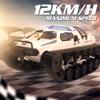 Goolsky Remote Control Tank, 1:12 Scale RC Tank Car, 4WD High Speed Army Vehicle Truck with 360 Rotating, 2.4Ghz All Terrain Off-Road RC Rock Crawler for Kids and Adults (White) view 4