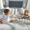 Inflatable White Bounce House for Kids with UL Blower-Portable, Large Ball Pool and Jump Space 3in1 Bouncy Castles A Spacious Joy-Room Bounce House for Kids 3-12 (Oxford material-13' L X 8' W X 8' H) view 4