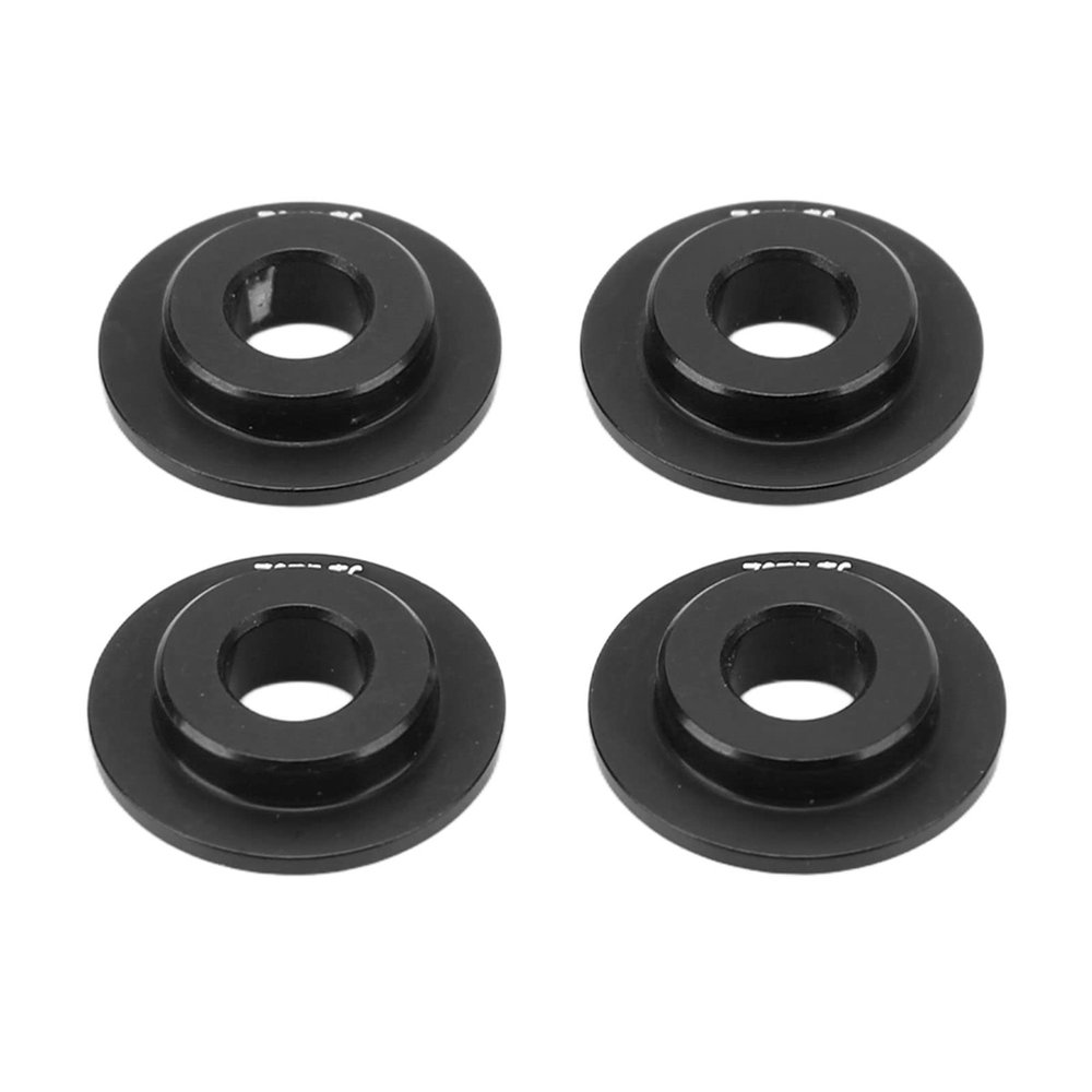 VBESTLIFE RC Wheel Adapter, 4 Pcs Wheel Adapter Gasket Aluminum Alloy Sturdy Wheel Adapter for UDR 1/7 RC Car (Black)