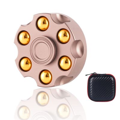 Roulette Fidget Spinner, Fidget Toys Adults Anxiety Relief Stress Relief Toy Desk Toys for Office for Adults Fidget Toys Teens Classroom (Rose Gold)