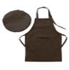 Duoremi Kids Children Kitchen Chef Costume 2Pcs Sets Chef Apron with Hat Baking Painting Cosplay Outfit Coffee Small view 4