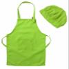 Duoremi Kids Children Kitchen Chef Costume 2Pcs Sets Chef Apron with Hat Baking Painting Cosplay Outfit Green Small view 4