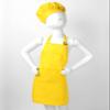 Duoremi Kids Children Kitchen Chef Costume 2Pcs Sets Chef Apron with Hat Baking Painting Cosplay Outfit Yellow Medium view 4