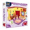 Webby DIY Wooden Artists Playhouse | Multifunctional Studio Cum Bedroom Doll House Set for Boys and Girls view 2