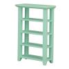 1:12 Scale Miniature Furniture, 4-Tier Plant Stand, Indoor Dollhouse Decoration (Green) view 1