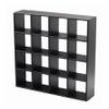 EatingBiting 1:12 Dollhouse Miniature Furniture Wooden 16 Grid Display Storage Rack Shelf 6.5" Storage Rack 16 Grid Shelves Doll House Wall Rack Bookshelf Display Dollhouse Furniture Accessories view 2