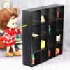 EatingBiting 1:12 Dollhouse Miniature Furniture Wooden 16 Grid Display Storage Rack Shelf 6.5" Storage Rack 16 Grid Shelves Doll House Wall Rack Bookshelf Display Dollhouse Furniture Accessories view 4
