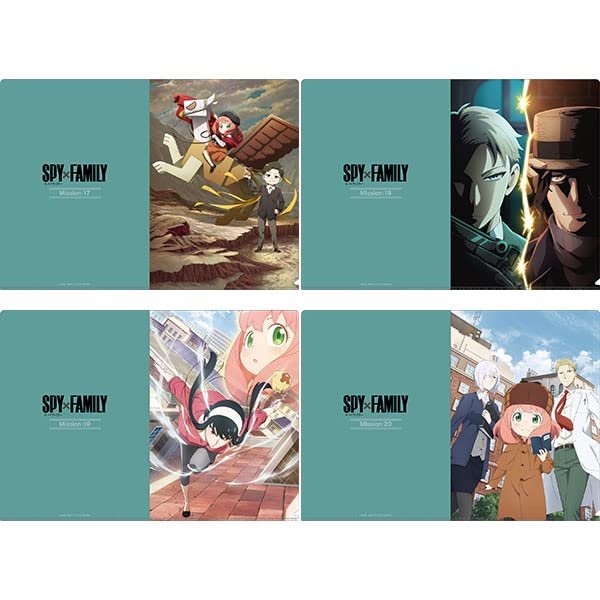 SPY x FAMILY Main Visual Clear File Set, MISSION: 17-20
