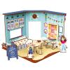 Webby DIY Wooden Kids Cafe Playhouse | Doll House Set with Service Counter, Dining Space, Takeout Window and Display Board for Boys and Girls view 3
