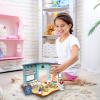 Webby DIY Wooden Kids Cafe Playhouse | Doll House Set with Service Counter, Dining Space, Takeout Window and Display Board for Boys and Girls view 4