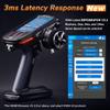 Radiolink RC8X 8CH 2.4G RC Transmitter and R8FG&R4FGM V2.2 Gyro Receivers, 4.3" Full Color IPS Touch Screen RC Remote Controller, 600m Long Range, 200 Models for RC Crawler Drifting Cars Boats view 4