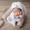 2PCS Photography Props Boys Girls Outfits Jump Suit Hat Romper Bodysuit for Newborn Baby Photoshoot Costume Set view 3