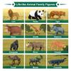 Safari Animal Toys Figures, 12 PCS Realistic Jumbo Wild Jungle Animals Figurines, Large African Zoo Animal Playset with Lion,Elephant,Giraffe, Plastic Animal Learning Toys for Kids Toddlers Boys view 2