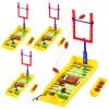 4 Sets Mini Football Game Desktop Football Games Field Goal Soccer Toys with Foam Soccer Goal Post, Bases, Catapults, Flick Finger Board Desk for Sports Party, Office, Gifts view 1