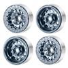 QUPA AM STORE 4PCS 1.9" Beadlock Wheel Rims Hubs for 1:10 Axial SCX10 90046 TRX4 RC Crawler Car (Titanium) view 2