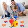 BAKAM Toddler Toys 3-4 for Boys Girls, Balloon Launcher & Powered Car Set, Fun Toddlers STEM Toy Balloon Pump Cars Racer Kit for Kids 3-5 (Duck) view 2