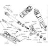 Hot Racing TFF5601 Aluminum Rear Lower Suspension Arm Arrma 1:10 4S BLX view 2