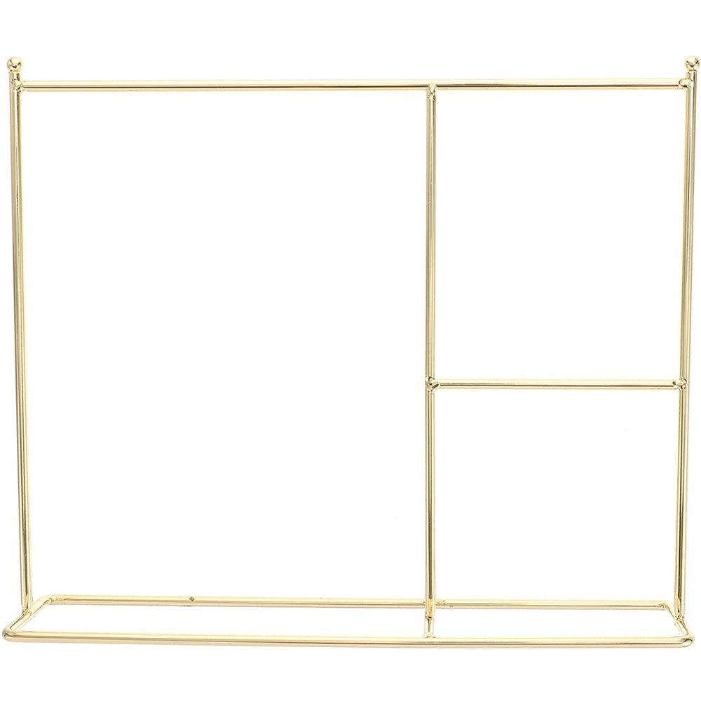 LUOZZY Doll Furniture Doll Clothes Display Stand Doll Garment Rack Doll Toy Accessories (Gold 35 * 31CM)