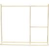 LUOZZY Doll Furniture Doll Clothes Display Stand Doll Garment Rack Doll Toy Accessories (Gold 35 * 31CM) view 1