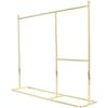 LUOZZY Doll Furniture Doll Clothes Display Stand Doll Garment Rack Doll Toy Accessories (Gold 35 * 31CM) view 3