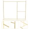 LUOZZY Doll Furniture Doll Clothes Display Stand Doll Garment Rack Doll Toy Accessories (Gold 35 * 31CM) view 4
