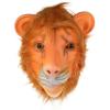Abaodam Halloween Halloween Lion Head Lion Headgear Overhead Animal Costume for Novelty Carnival Party Masquerade Birthday Cosplay Masquerade view 2