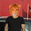 Abaodam Halloween Halloween Lion Head Lion Headgear Overhead Animal Costume for Novelty Carnival Party Masquerade Birthday Cosplay Masquerade view 3