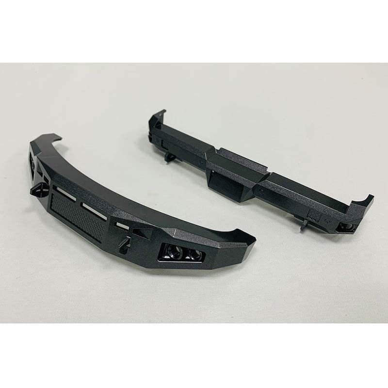 CEN Racing KAOS Bumper Set for RC Car Cen F250 or F450, Scale 1/10 Parts - CEN Racing KAOS DL-Series F450 SD RC Car Upgrade Parts (Grey Titanium)