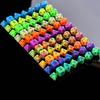 Amiven Glow in The Dark DND Dice Set 11 x 7 Polyhedral Dice (77pcs) for Dungeons and Dragons Tabletop Role-Playing Games, with a Drawstring Bag view 2