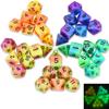 Amiven Glow in The Dark DND Dice Set 11 x 7 Polyhedral Dice (77pcs) for Dungeons and Dragons Tabletop Role-Playing Games, with a Drawstring Bag view 4