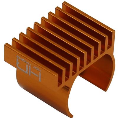 Hot Racing SXTF030H04 Gold 9 Fin 030 Motor Heat Sink Scx 24