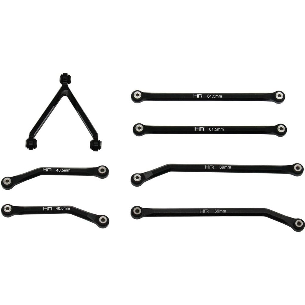 Hot Racing SXTF133HA01 Aluminum High Clearance Links Set for 5.25 (133.5mm) Scx 24