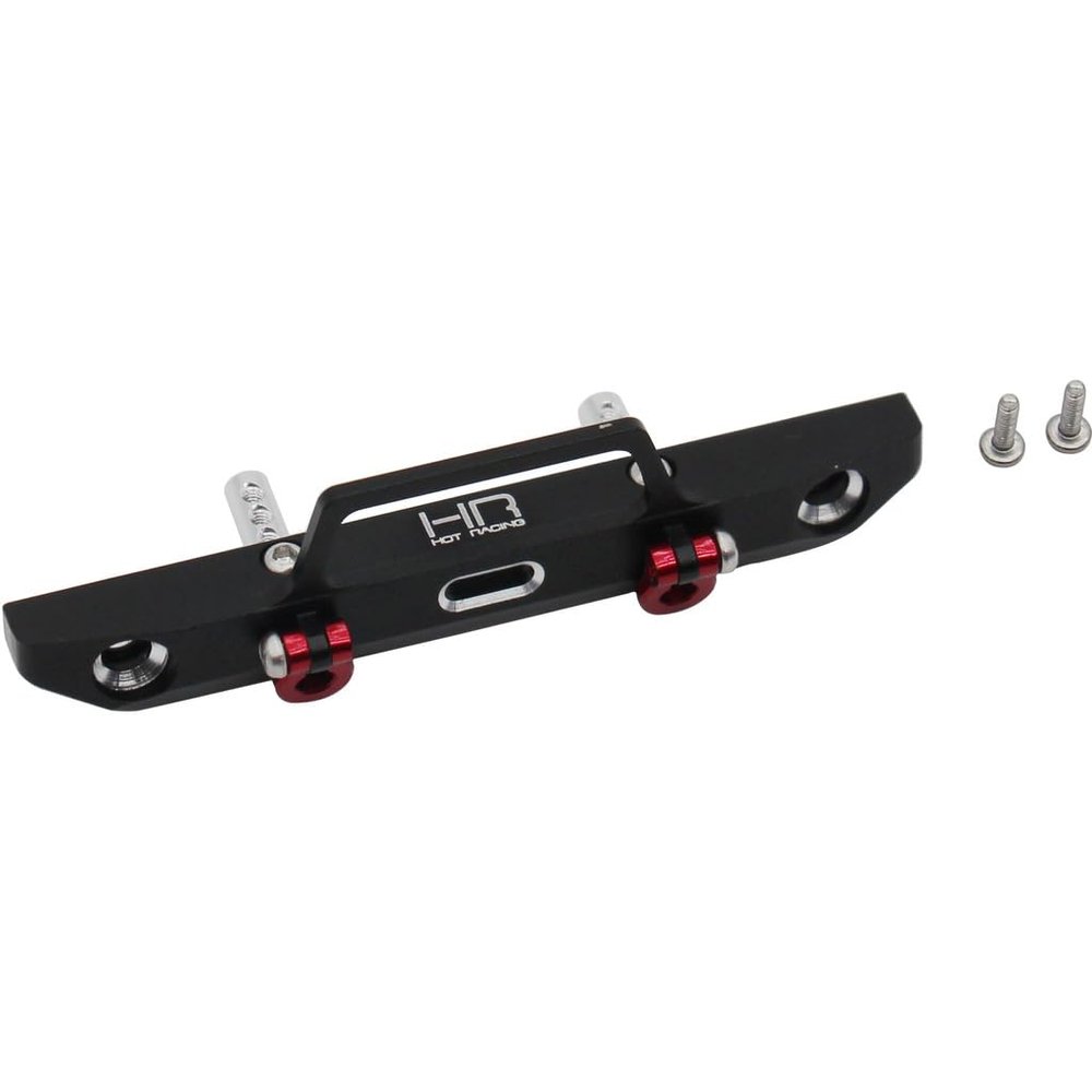 Hot Racing SXTF03CM01 Aluminum Front Bumper Fairlead Light Buckets SCX24