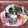 iLAND Cute Kids Toys for Girls 6-8 Lovely Dollhouse Furniture on 1/12 Scale Gingham Doll House Couch Set inc 2 Miniature Sofas 1 End Table 1 Rug Small for Girls view 4