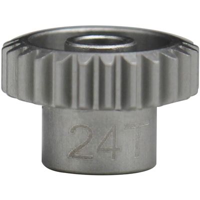 Hot Racing HAG824 24t 48p Hard Aluminum Pinion Gear 1/8
