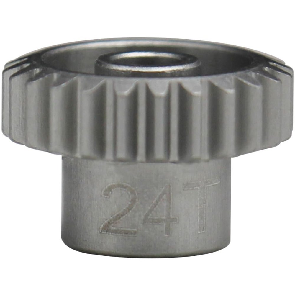 Hot Racing HAG824 24t 48p Hard Aluminum Pinion Gear 1/8
