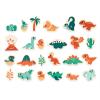Janod - Wooden Magnets Imagination and Creativity Sets (Dinosaurs) - Creative Playtime - Creative Storytelling - Enhances Motor Skills - Mix and Match, Quality Design, Safety Certified Materials view 1