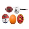 Biggz Bag of Sport Balls Basketball, Soccer Ball, Football, Volleyball, Orange Playground Ball, and Pump view 2