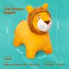 ZOOJOY Bouncy Animal Kids Lion Hopper Toys, Plush Animal Bouncing Horse for Toddlers, Indoor Outdoor Activity Ride Jumping Horse Gifts for 18 Months 2 3 4 Year Old Boys Girls (W/Pump view 2