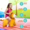 ZOOJOY Bouncy Animal Kids Lion Hopper Toys, Plush Animal Bouncing Horse for Toddlers, Indoor Outdoor Activity Ride Jumping Horse Gifts for 18 Months 2 3 4 Year Old Boys Girls (W/Pump view 4