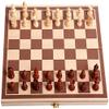 Chess, Chess Set for Adults Kids Magnetic Folding and Internal Storage, Brown Thick Wooden Chess, Portable Toy for Children and Young People, Puzzle/Gift view 1