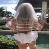 SashANation BOOTY VEIL, BACHELORETTE BOOTY VEIL, HAIR VEIL, ARM BAND(S) view 4