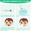 Aolso Baby Nasal Irrigator, 2PCS Nasal Syringe for Baby, Syringe Nasal Irrigator with Tweezers & Cleaning Brush, Baby Nasal Aspirator with Silicone Nasal Suction Tips Portable Baby Nasal Syringe view 4
